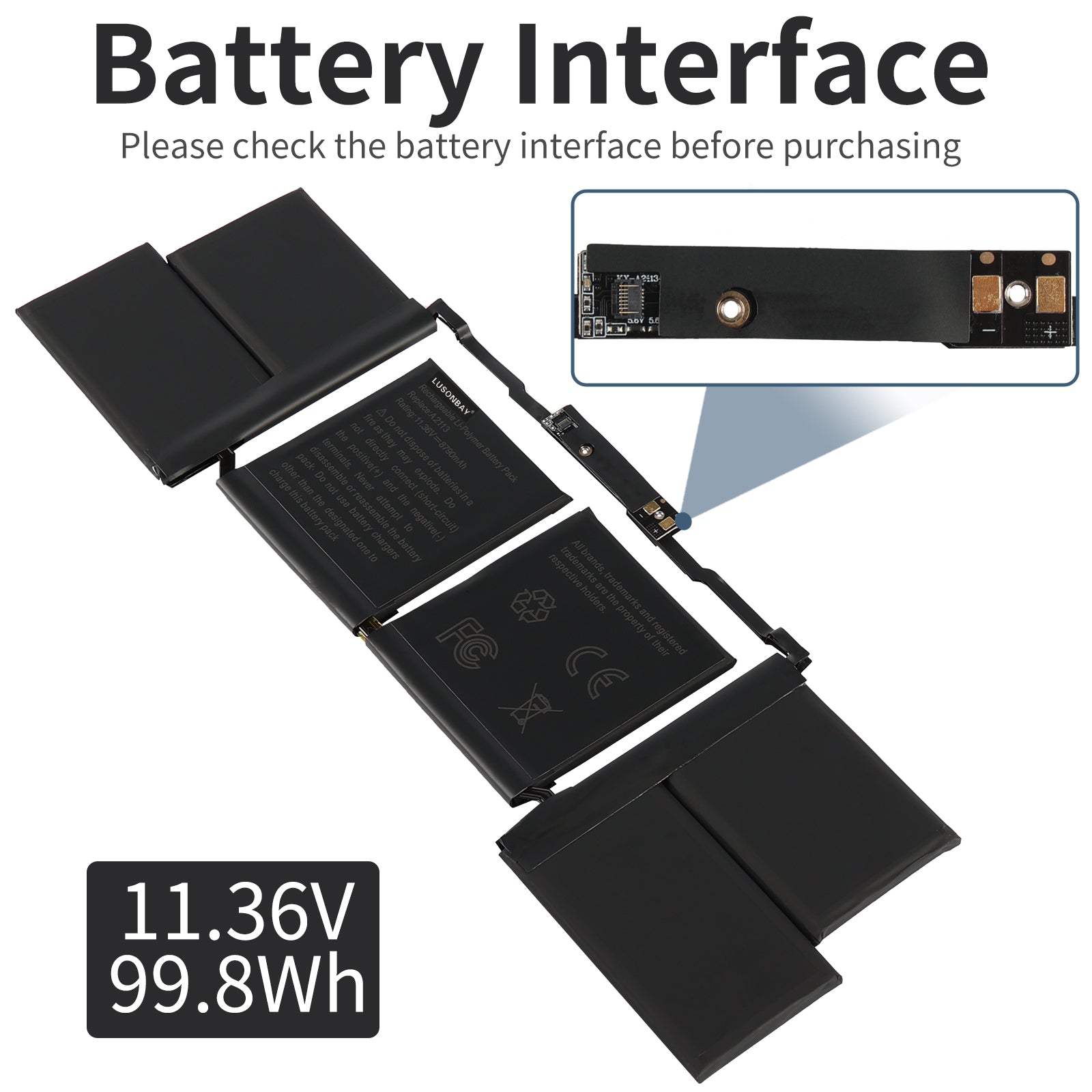 A2113-11.36V-99.8WH-MacBook-Battery-LUSONBAY