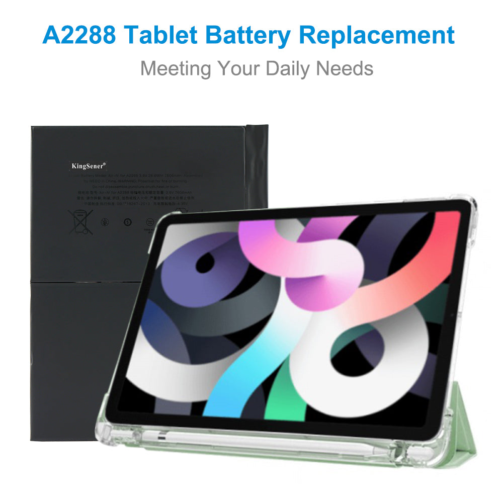 iPad Air 第4世代 バッテリー86% iPad Air 4 バッテリー A2288 (A2316 A2324 A2072 互換品) | 7606mAh