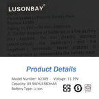 A2389-11.39V-49.9WH-MacBook-Battery-LUSONBAY