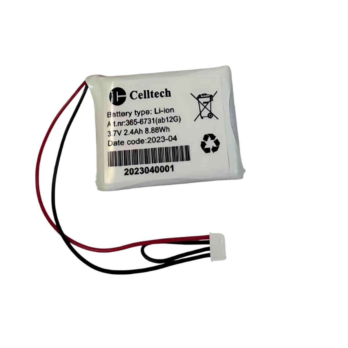 AB12G 3BSC760019E1 Replacement Battery for ABB AC 800M PM860 PM861 PM864 PM865 CPU 3.7V 2.4Ah 8.88Wh