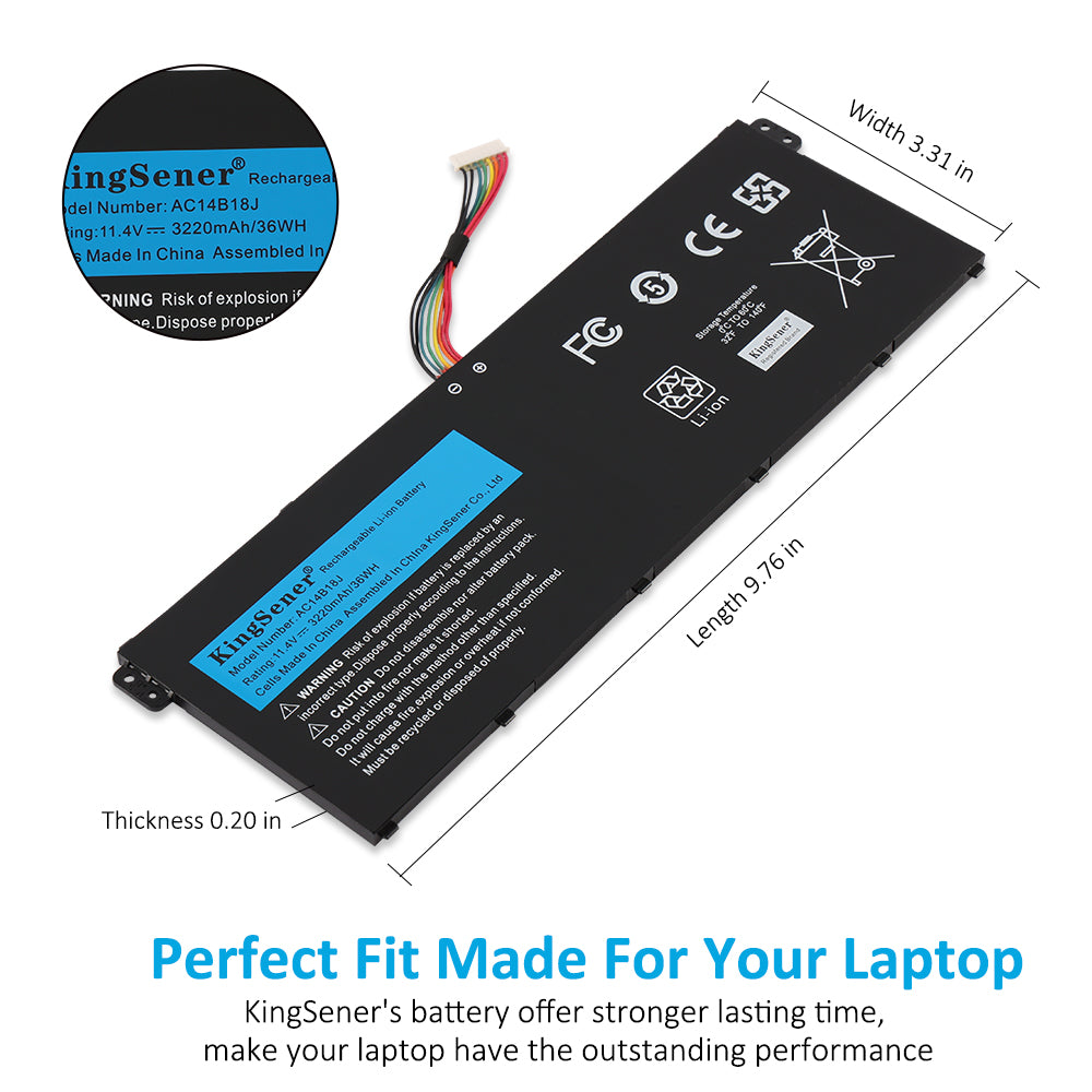 ACER-AC14B18J-3220mAh