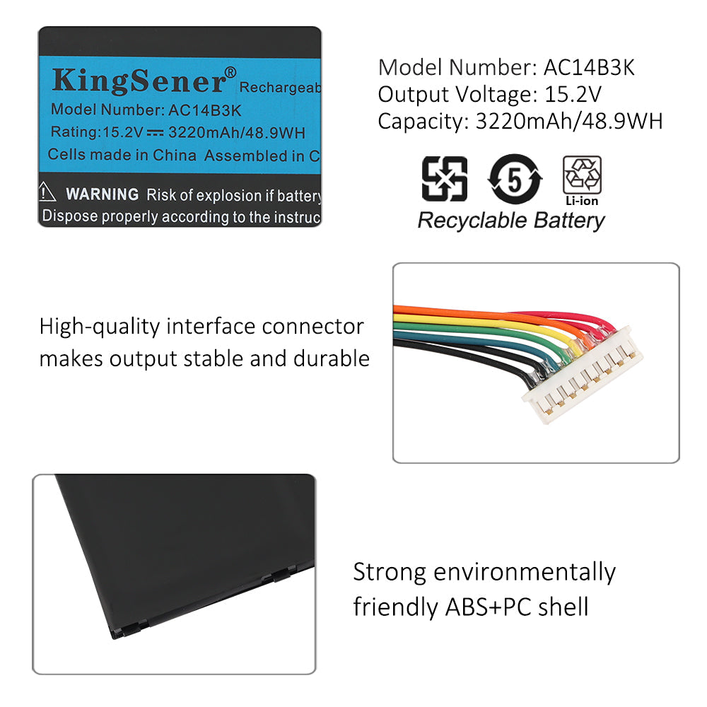 ACER-AC14B3K-3220mAh