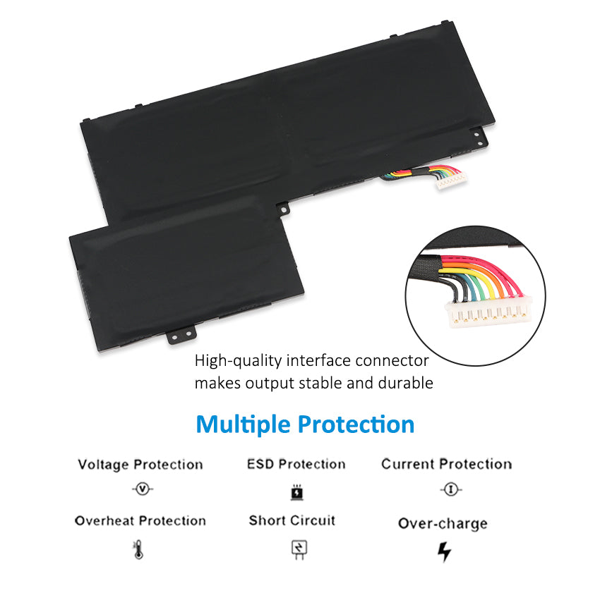 Kingsener AP16A4K 筆記本電池 適用於 Acer Swift SF113-31-P63H P0N9 P42V AO1-132-C0QL C129 C3FQ KT.00304.003 3ICP4/68/111