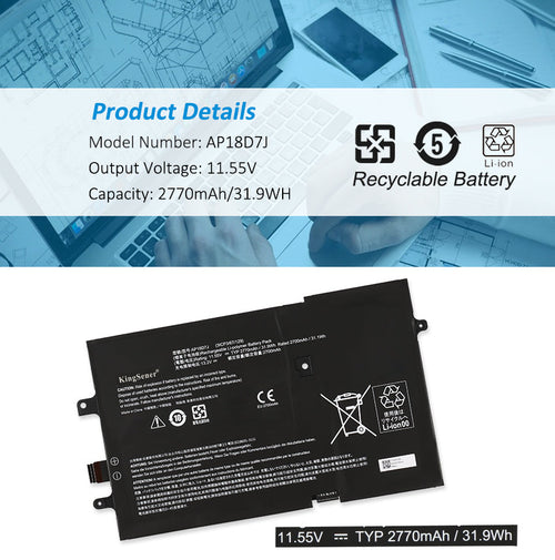 ACER-AP18D7J-11.55V-31.9WH-Laptop-Battery