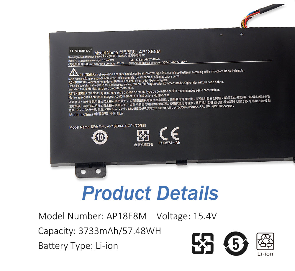 ACER-AP18E8M-15.4V-57.48Wh-Laptop-Battery