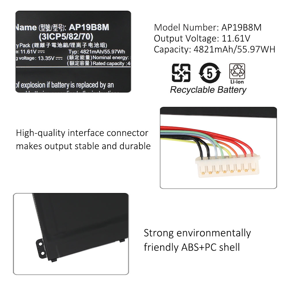 ACER-AP19B8M-4821mAh