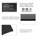 KingSener AP22A8N 筆記型電腦電池，適用於 Acer Swift Go SFG14-71 SFG14-71T SFG14-72 SFG14-41 TravelMate P2 TMP214-55 TMP214-55-TCO TMP216-51-TCO TravelMate P4