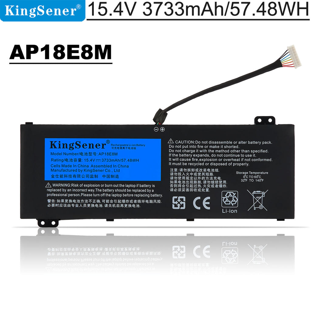 Kingsener AP18E8M AP18E7M Laptop Battery For Acer Nitro 5 AN515-54 AN515-55 AN517-51 7 AN715-51 Aspire 7 A715-74 A715-74G Series AP18E7M
