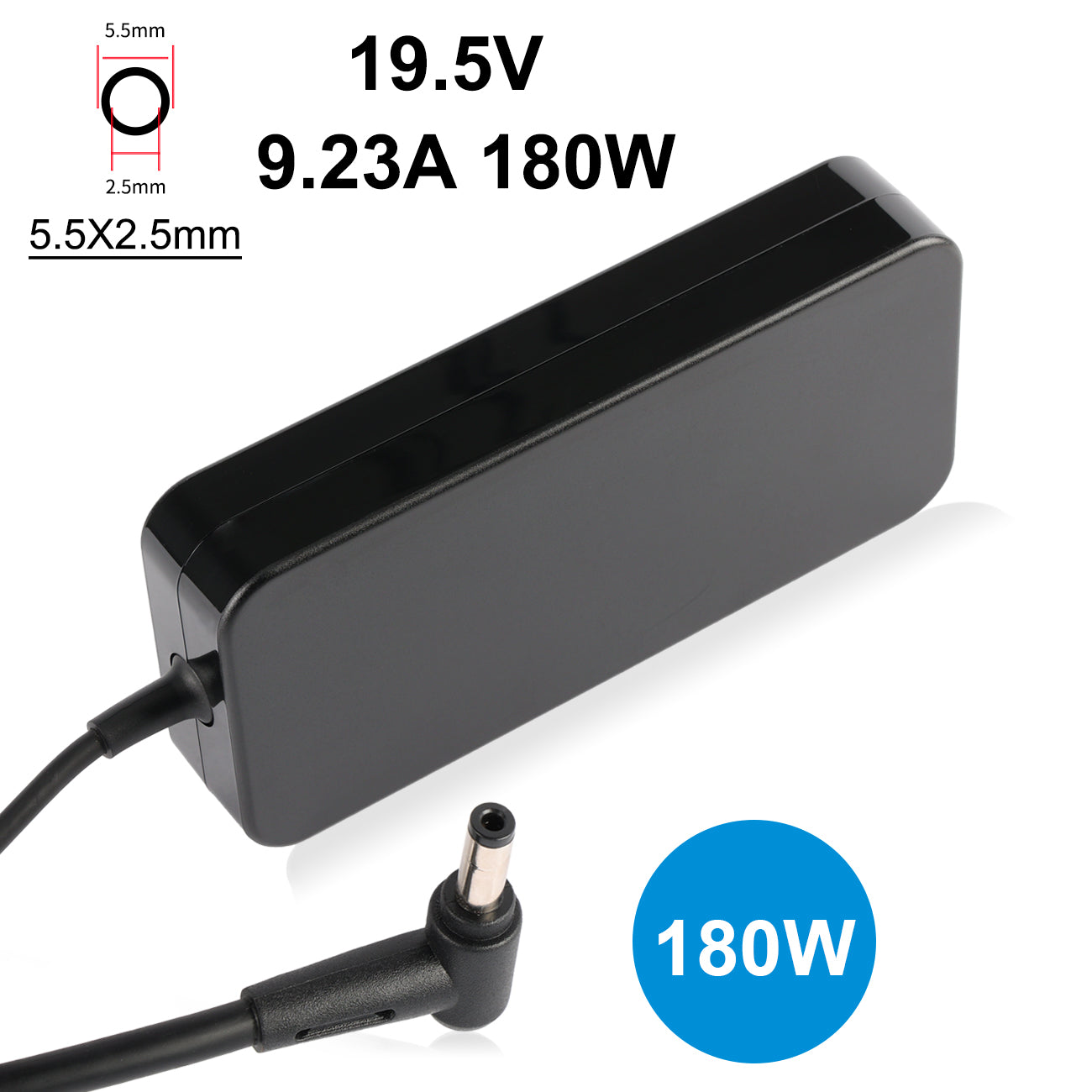 ASUS-19.5V-9.23A-5.2X2.5mm-charger