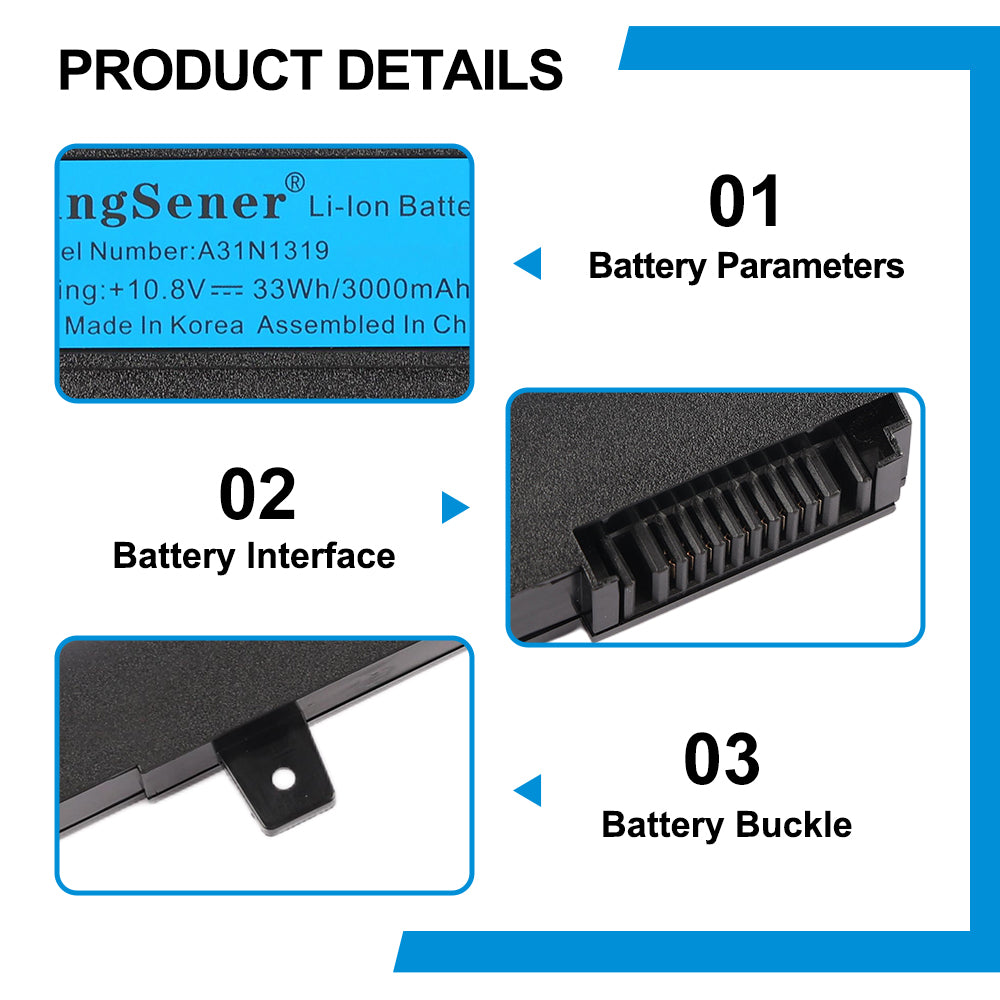 ASUS-A31N1319-33Wh-Laptop-Battery