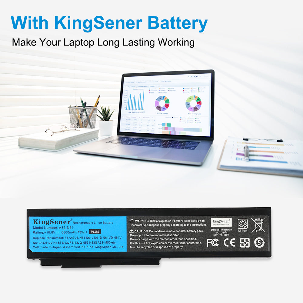 ASUS-A32-N61-10.8V-73Wh-Laptop-Battery