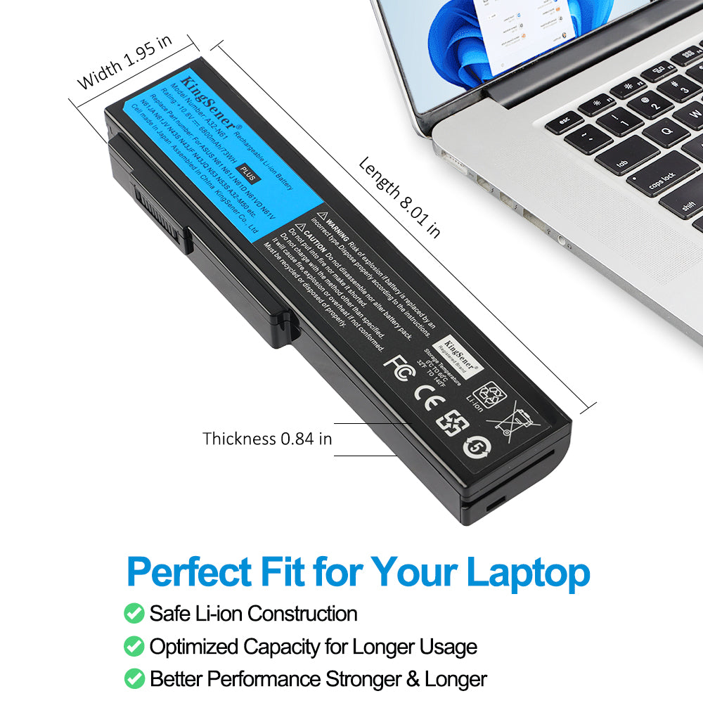 ASUS-A32-N61-10.8V-73Wh-Laptop-Battery