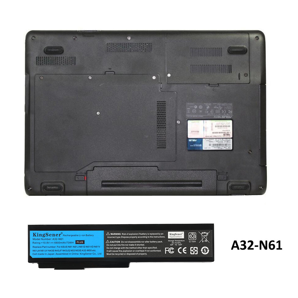 ASUS-A32-N61-10.8V-73Wh-Laptop-Battery
