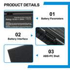 A32N1405 product details: 10.8V 56Wh 5000mAh parameters, slide-rail interface connector, ABS+PC fireproof shell for ASUS ROG gaming laptop