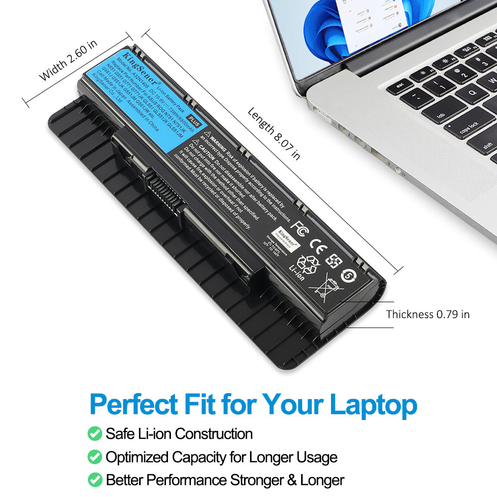 ASUS-A32N1405-10.8V-73Wh-Laptop-Battery