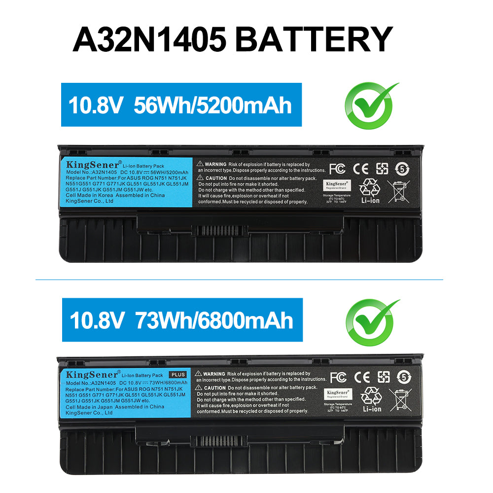 ASUS-A32N1405-10.8V-73Wh-Laptop-Battery