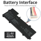 ASUS-B31N1534-11.4V-48WH-Laptop-Battery-LUSONBAY