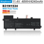 KingSener B31N1534 ラップトップ バッテリー Asus Zenbook UX510 UX510UW UX510UX UX510UX-CN020T-BE シリーズ 11.4V 48Wh