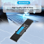 ASUS-B31N1535-11.4V-4211mAh-Laptop-Battery