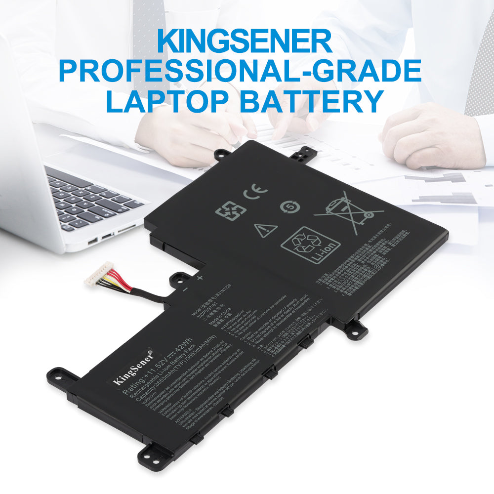 ASUS B31N1729 replacement professional-grade Li-ion laptop battery 11.52V 42Wh 3653mAh