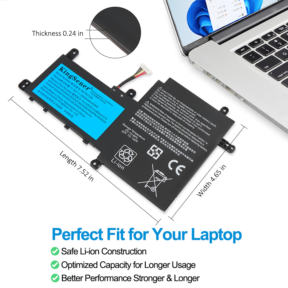 ASUS-B31N1729-11.52V-42Wh-Laptop-Battery