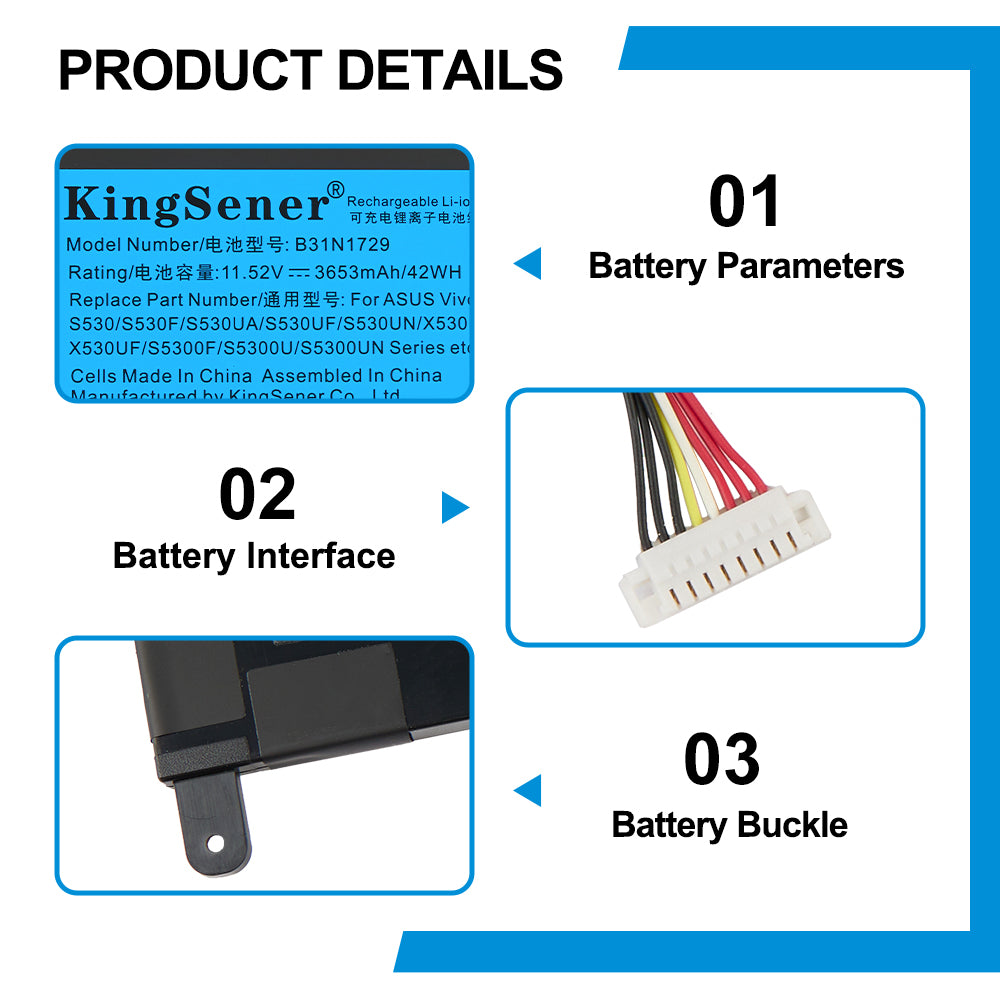 ASUS-B31N1729-11.52V-42Wh-Laptop-Battery