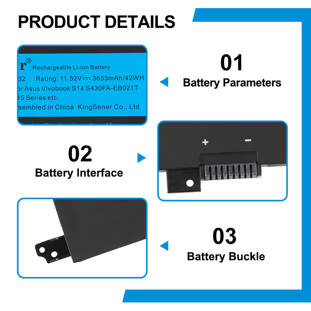 ASUS-B31N1732-11.52V-42WH-Laptop-Battery