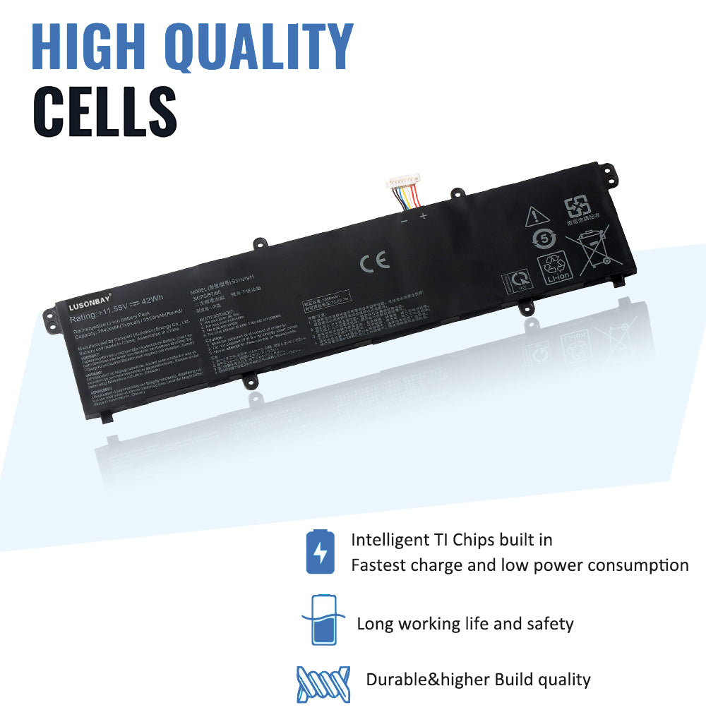 ASUS-B31N1911-11.55V-42Wh-Laptop-Battery