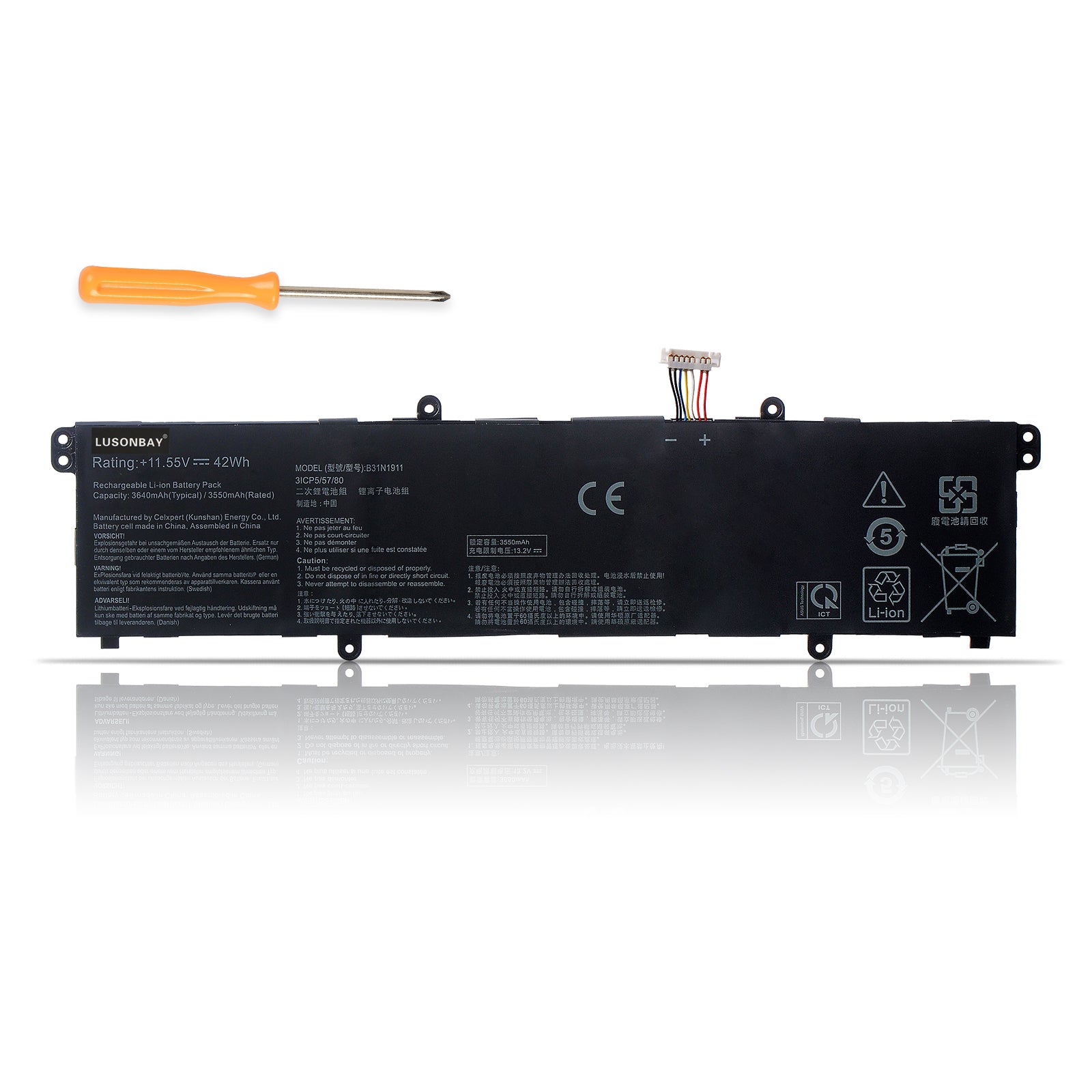 ASUS-B31N1911-11.55V-42Wh-Laptop-Battery