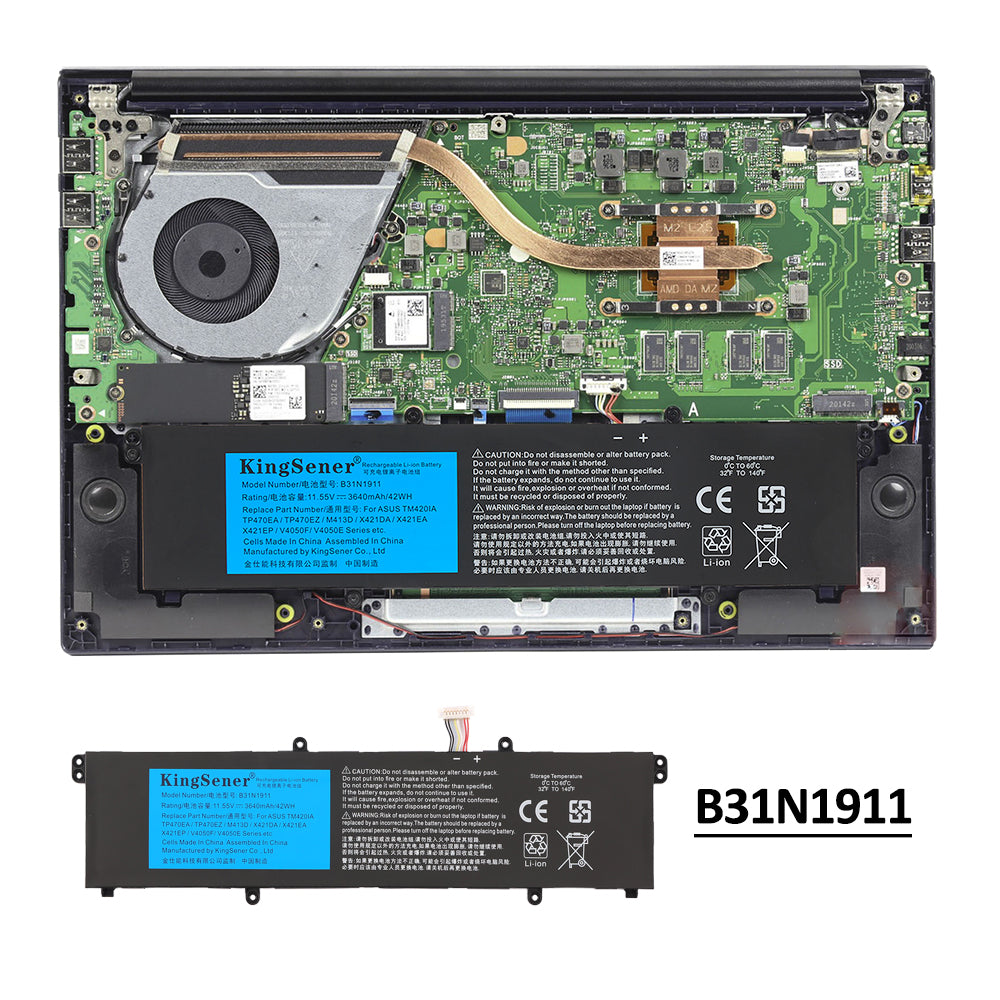 ASUS-B31N1911-3640mAh-Laptop-Battery