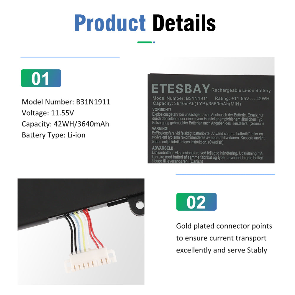 ASUS-B31N1911-42Wh-Laptop-Battery-ETESBAY