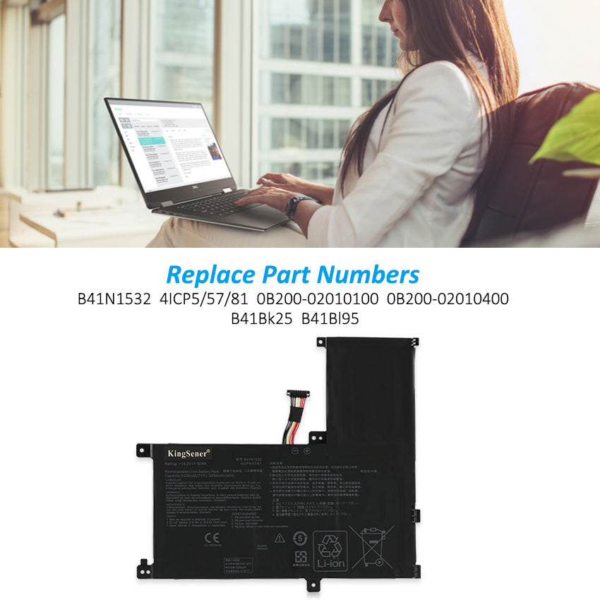 ASUS-B41N1532-15.2V-50Wh-Laptop-Battery