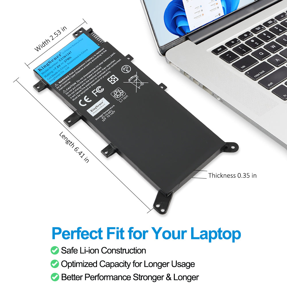 ASUS-C21N1347-7.6V-37WH-Laptop-Battery