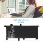 Bateria de substituição para Asus X454L X454W X454LD X454LD4030 X454LJ Series