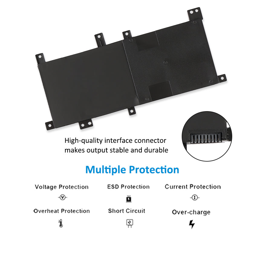 Bateria de substituição para Asus X454L X454W X454LD X454LD4030 X454LJ Series