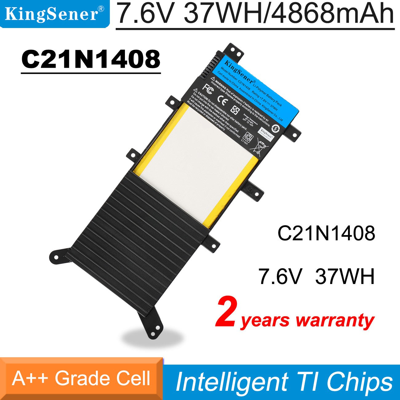 ASUS-C21N1408-7.6V-37WH-Laptop-Battery