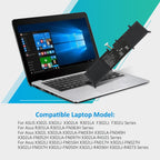 KingSener 全新 C21N1423 筆記本電池 適用於華碩 X302L X302LJ X302LA R301LA F302LJ F302U X302LJ-R4073/R4036H 7.6V 38WH