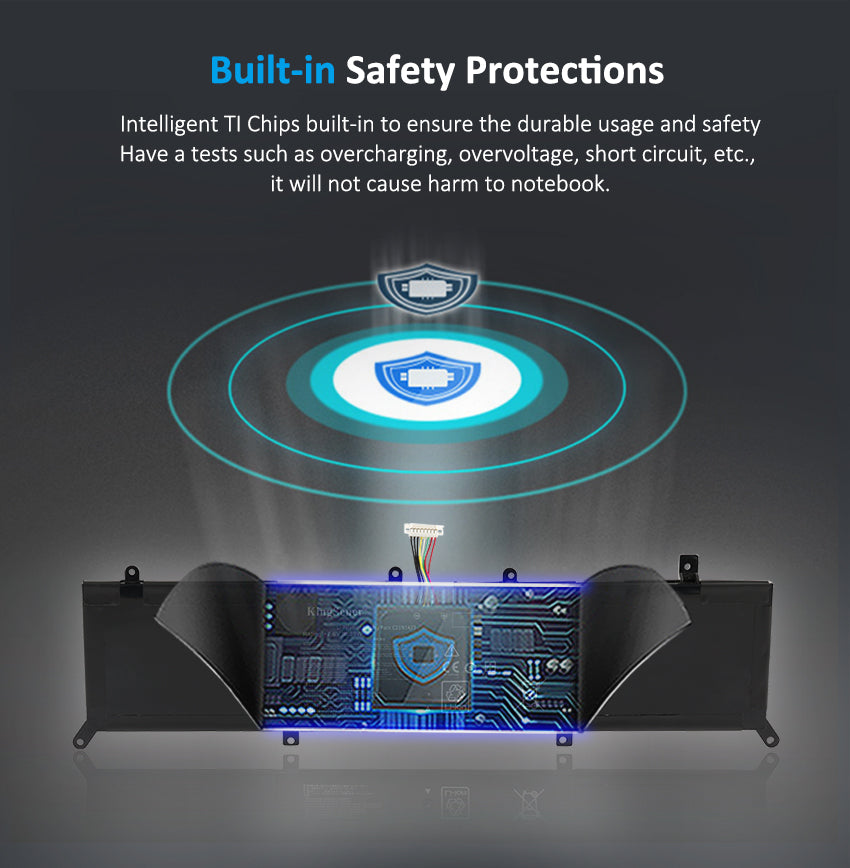 KingSener 全新 C21N1423 筆記本電池 適用於華碩 X302L X302LJ X302LA R301LA F302LJ F302U X302LJ-R4073/R4036H 7.6V 38WH