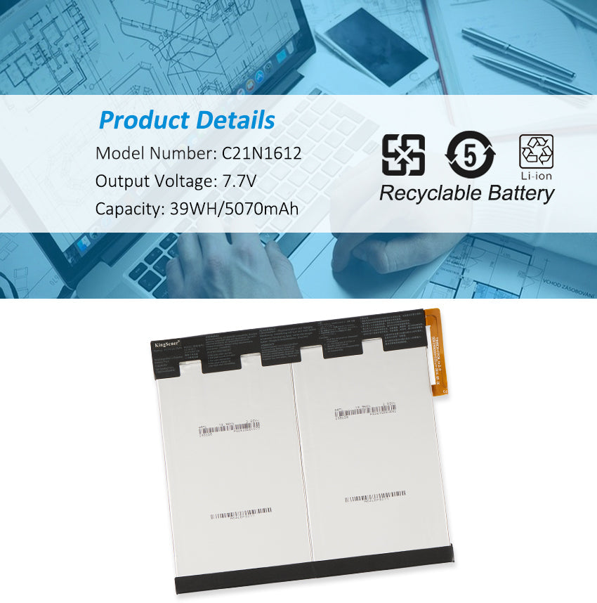    ASUS-C21N1612-7.7V-39WH-Laptop-Battery