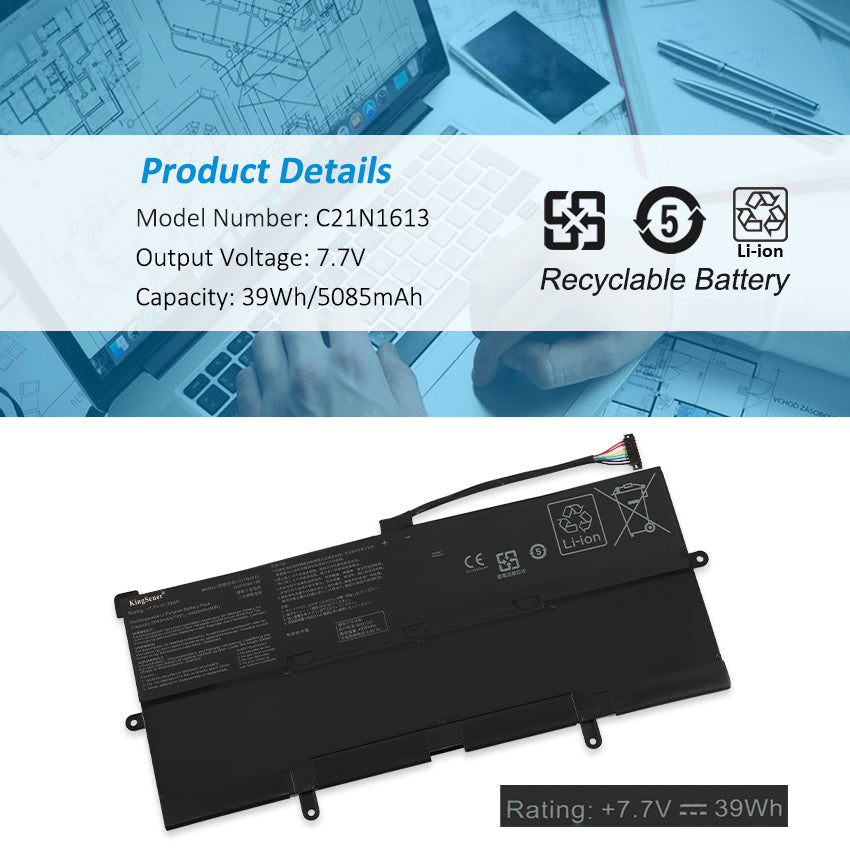 ASUS-C21N1613-7.7V-39Wh-Laptop-Battery
