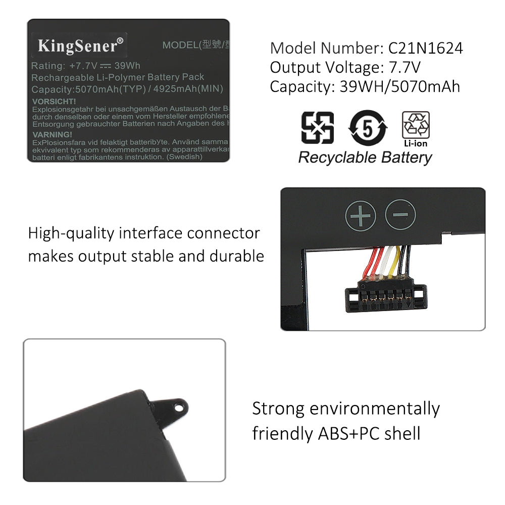 ASUS-C21N1624-39WH-Laptop-Battery