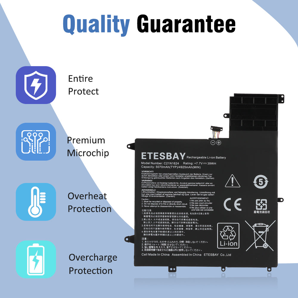 ASUS-C21N1624-39Wh-Laptop-Battery