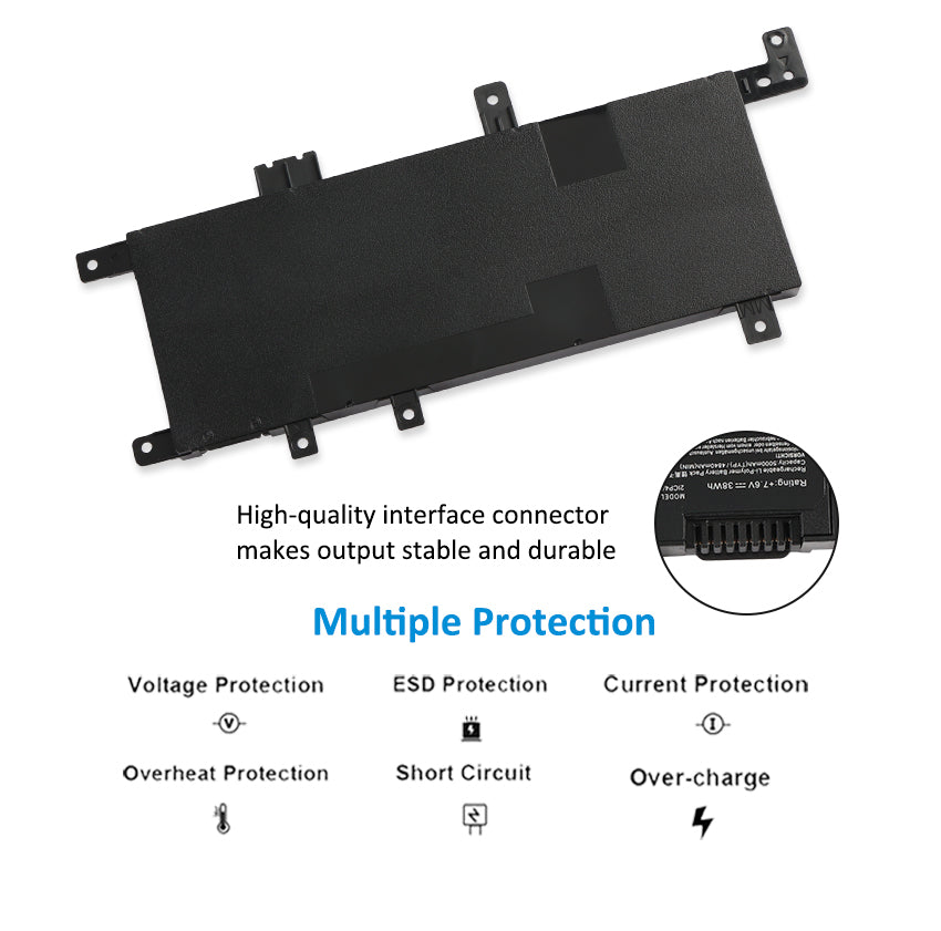 ASUS-C21N1634-7.6V-5000mAh-Laptop-Battery