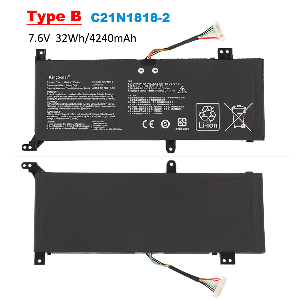ASUS-C21N1818-1-7.6V-32Wh-Laptop-Battery