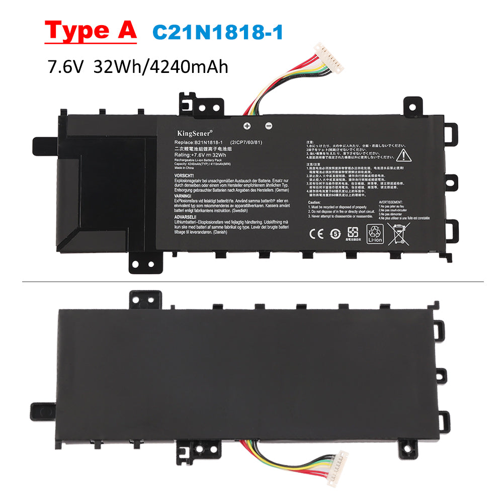 ASUS-C21N1818-1-7.6V-32Wh-Laptop-Battery