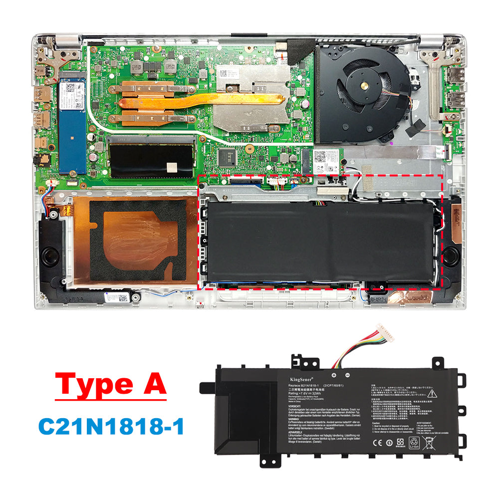 ASUS-C21N1818-1-7.6V-32Wh-Laptop-Battery