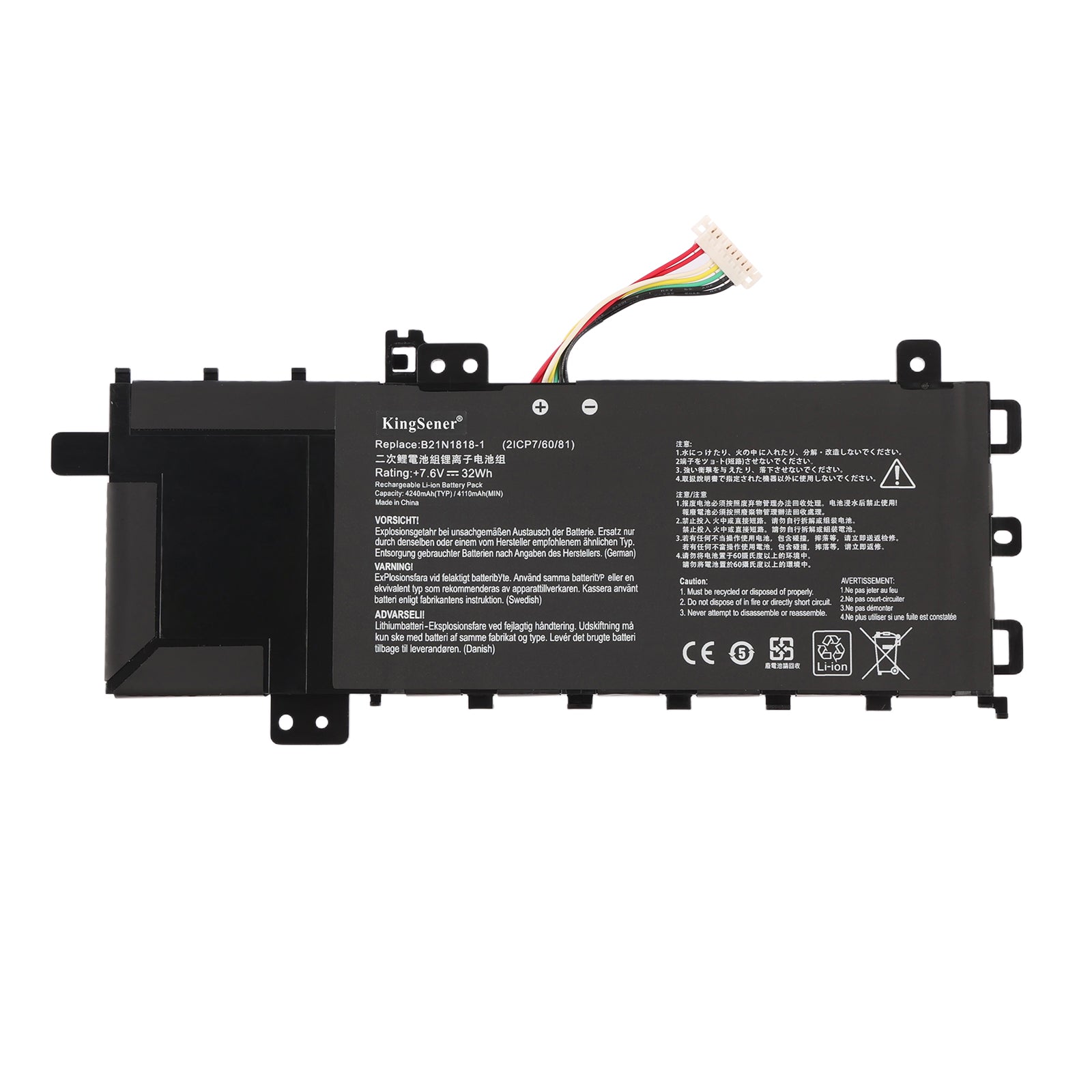 C21N1818-1 ASUS VivoBook 15 Battery Replacement 32WH 7.7V Li-ion