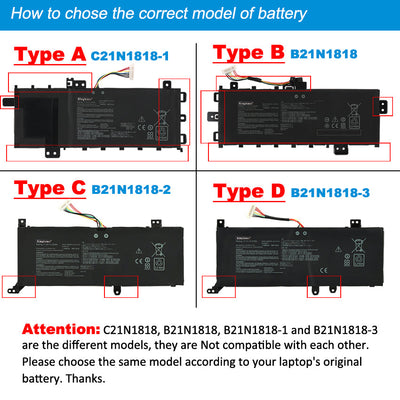 ASUS-B21N1818-Series-Battery