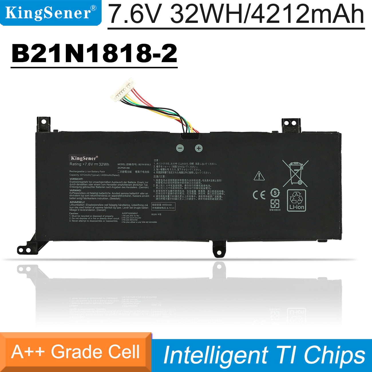 ASUS-B21N1818-2-7.6V-32WH-Battery