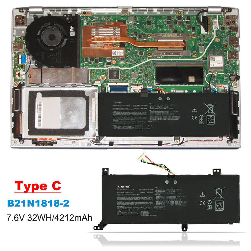 ASUS-B21N1818-2-7.6V-32WH-Battery